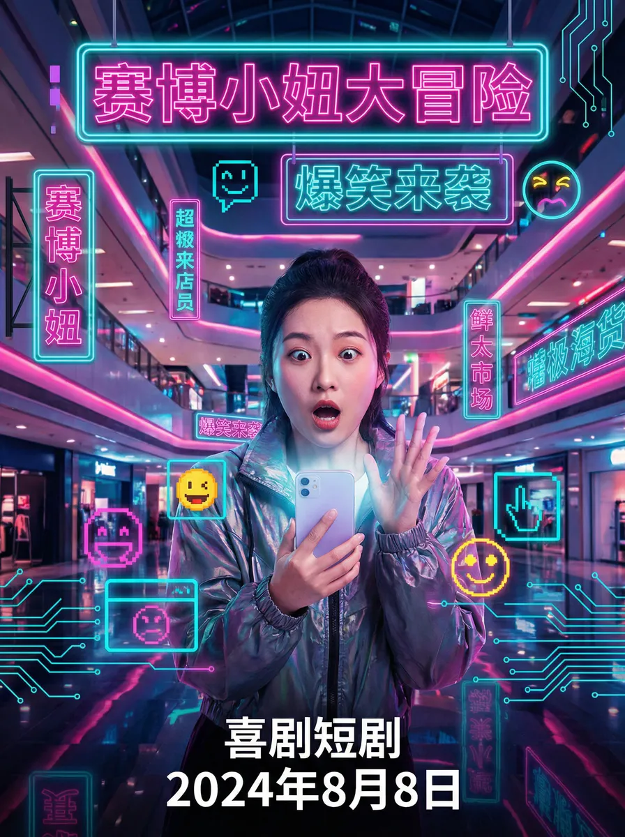 我妻子的一切 搞笑喜剧短剧 - 赛博小妞大冒险海报